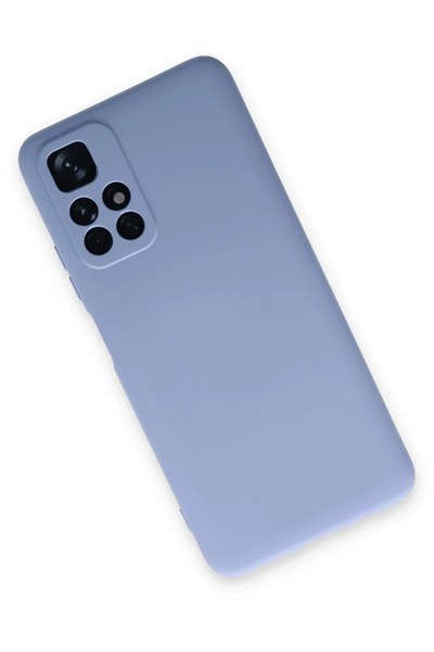 Mey İthalat®   Redmi Note 11T Kılıf Nano içi Kadife Silikon - Lila