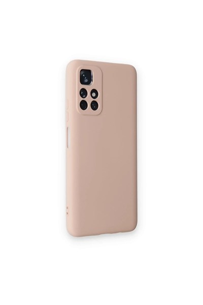 Mey İthalat®   Redmi Note 11T Kılıf Nano içi Kadife Silikon - Pudra