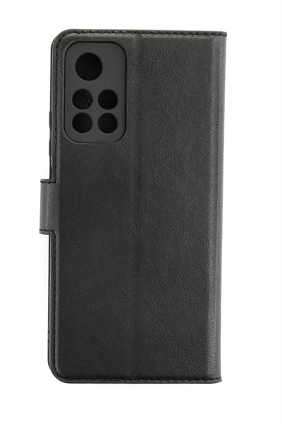 Mey İthalat®   Redmi Note 11T Kılıf Trend S Plus Kapaklı Kılıf - Siyah