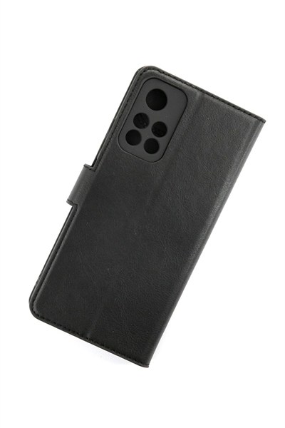 Mey İthalat®   Redmi Note 11T Kılıf Trend S Plus Kapaklı Kılıf - Siyah