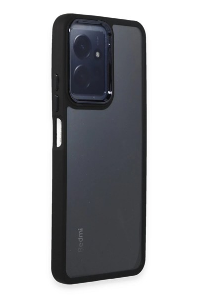 Mey İthalat®   Redmi Note 12 4G Kılıf Dora Kapak - Siyah