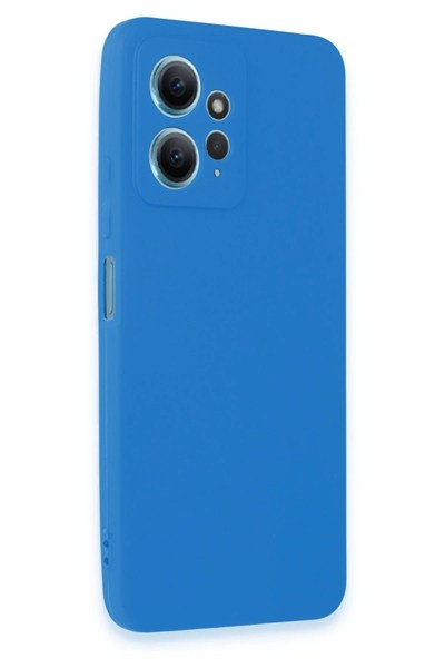 Mey İthalat®   Redmi Note 12 4G Kılıf First Silikon - Mavi