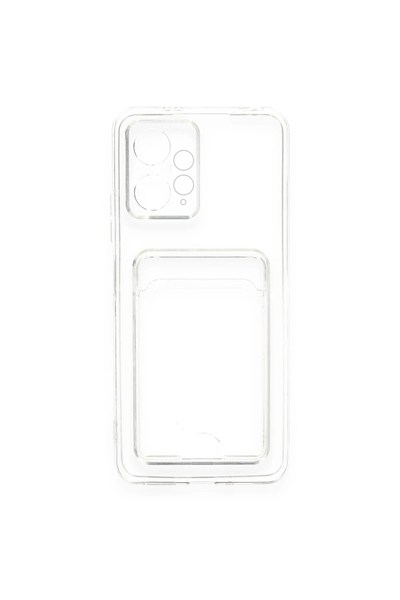 Mey İthalat®   Redmi Note 12 4G Kılıf Kart Şeffaf Silikon - Şeffaf