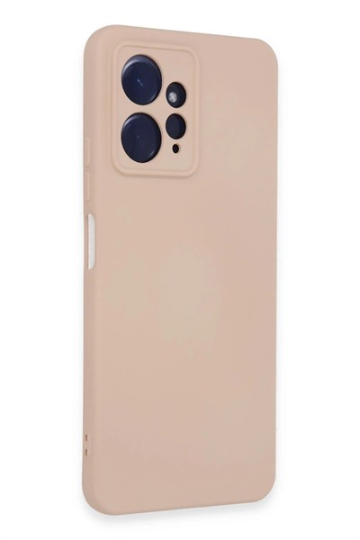 Mey İthalat®   Redmi Note 12 4G Kılıf Nano içi Kadife Silikon - Pudra