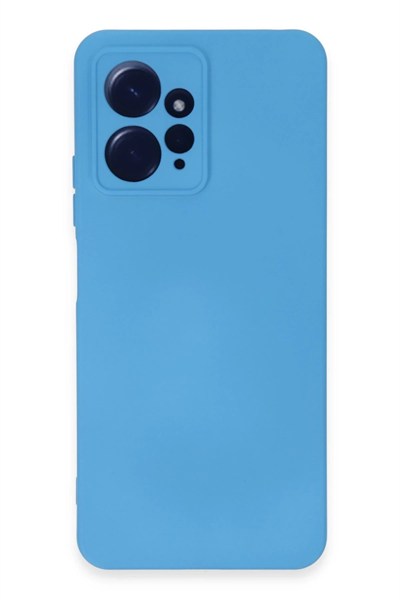 Mey İthalat®   Redmi Note 12 4G Kılıf Nano içi Kadife Silikon - Mavi