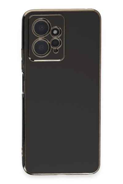 Mey İthalat®   Redmi Note 12 4G Kılıf Volet Silikon - Siyah