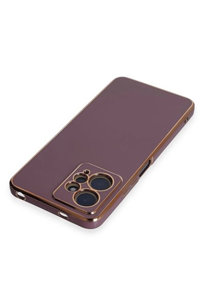 Mey İthalat®   Redmi Note 12 4G Kılıf Volet Silikon - Mor