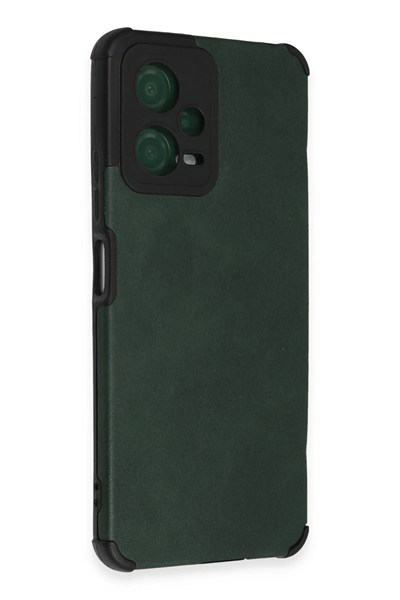 Mey İthalat®   Redmi Note 12 5G Kılıf Loop Deri Silikon - Yeşil