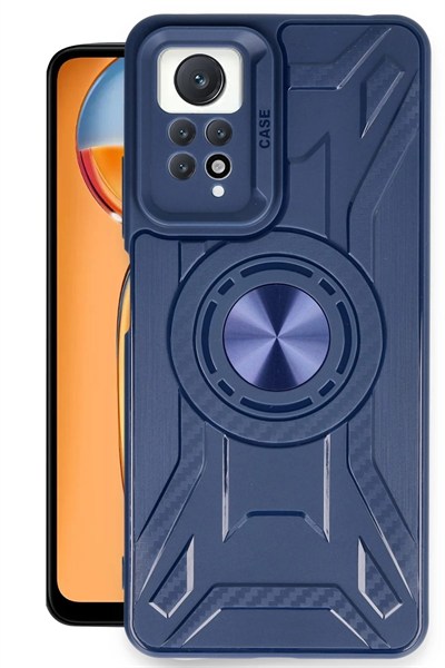 Mey İthalat®   Redmi Note 12 Pro 4G Kılıf Lincoln Silikon - Lacivert