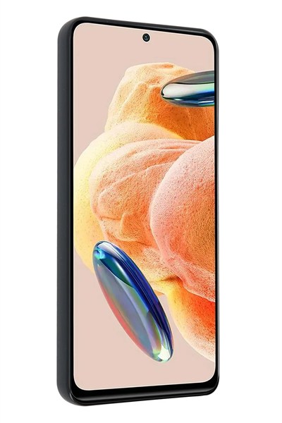 Mey İthalat®   Redmi Note 12 Pro 4G Kılıf Aras Deri Kapak - Pudra