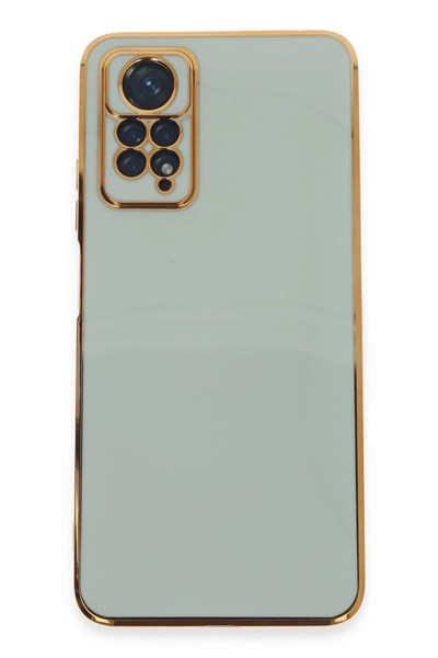 Mey İthalat®   Redmi Note 12 Pro 4G Kılıf Volet Silikon - Açık Yeşil