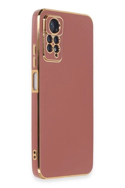 Mey İthalat®   Redmi Note 12 Pro 4G Kılıf Volet Silikon - Kırmızı