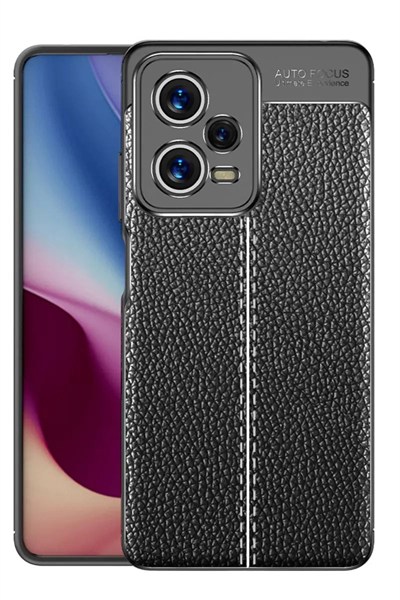 Mey İthalat®   Redmi Note 12 Pro 5G Kılıf Auto Focus Kapak - Siyah