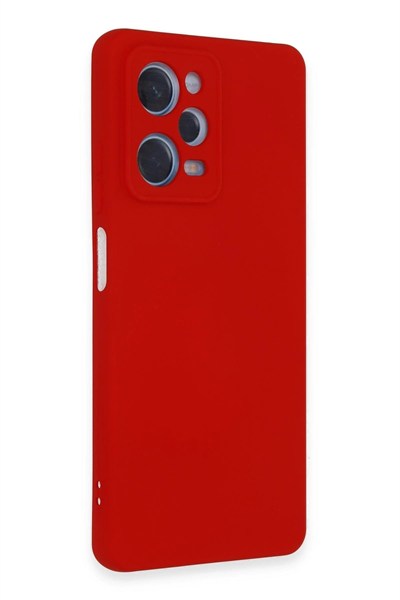 Mey İthalat®   Redmi Note 12 Pro 5G Kılıf Nano içi Kadife Silikon - Kırmızı