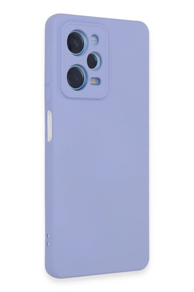 Mey İthalat®   Redmi Note 12 Pro 5G Kılıf Nano içi Kadife Silikon - Lila