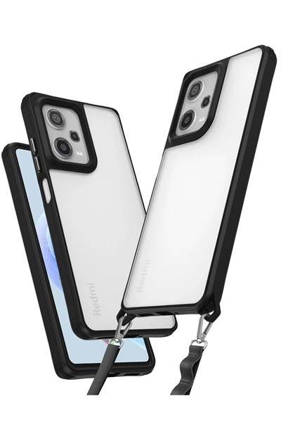 Mey İthalat®   Redmi Note 12 Pro 5G Kılıf Penta Silikon Kılıf - Siyah