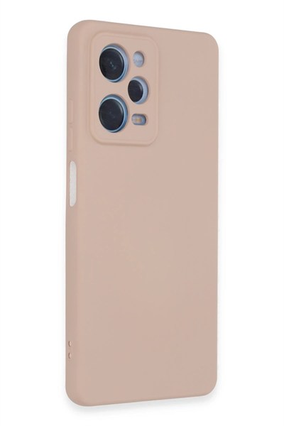Mey İthalat®   Redmi Note 12 Pro 5G Kılıf Nano içi Kadife Silikon - Pudra