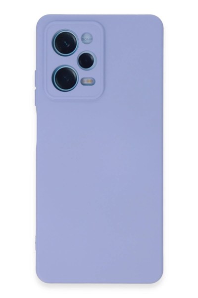 Mey İthalat®   Redmi Note 12 Pro 5G Kılıf Nano içi Kadife Silikon - Lila