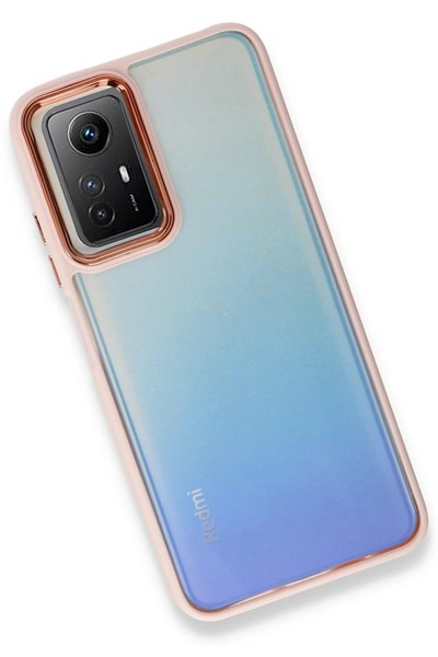 Mey İthalat®   Redmi Note 12S Kılıf Dora Kapak - Pudra
