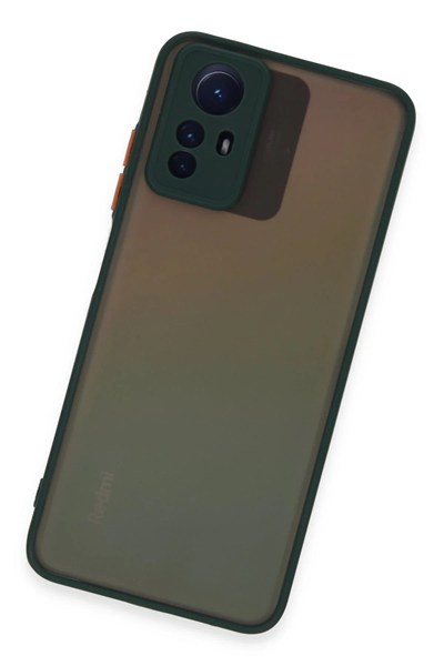 Mey İthalat®   Redmi Note 12S Kılıf Montreal Silikon Kapak - Yeşil