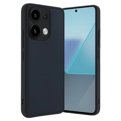 Mey İthalat®   Redmi Note 13 4G Kılıf Aras Deri Kapak - Lacivert