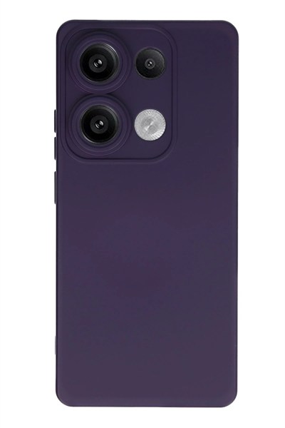 Mey İthalat®   Redmi Note 13 4G Kılıf Nano içi Kadife Silikon - Lacivert