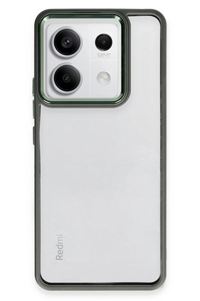 Mey İthalat®   Redmi Note 13 4G Kılıf Power Silikon - Koyu Yeşil