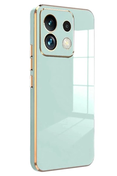 Mey İthalat®   Redmi Note 13 5G Kılıf Volet Silikon - Açık Yeşil