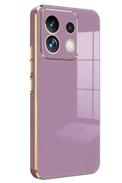 Mey İthalat®   Redmi Note 13 5G Kılıf Volet Silikon - Mor