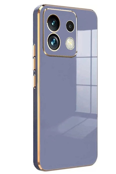 Mey İthalat®   Redmi Note 13 5G Kılıf Volet Silikon - Mavi