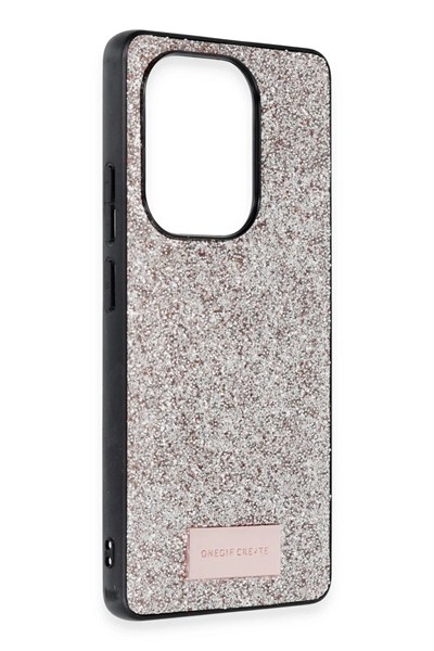 Mey İthalat®   Redmi Note 13 Pro 4G Bright Simli Kapak - Gold