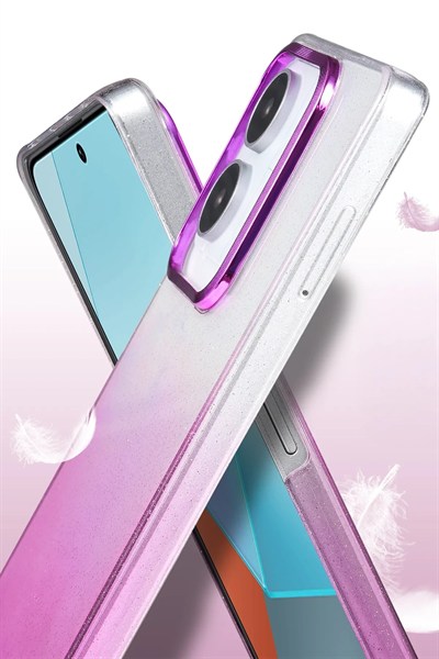 Mey İthalat®   Redmi Note 13 Pro 4G Glossy Kapak - Siyah