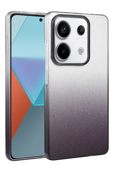 Mey İthalat®   Redmi Note 13 Pro 4G Glossy Kapak - Siyah