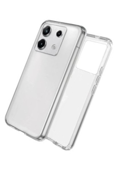 Mey İthalat®   Redmi Note 13 Pro 4G Kılıf Lüx Şeffaf Silikon