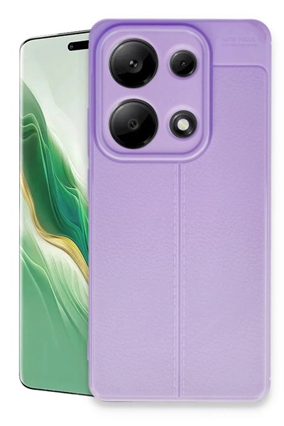 Mey İthalat®   Redmi Note 13 Pro 4G Kılıf Auto Focus Kapak - Lila