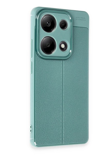 Mey İthalat®   Redmi Note 13 Pro 4G Kılıf Auto Focus Kapak - Koyu Yeşil