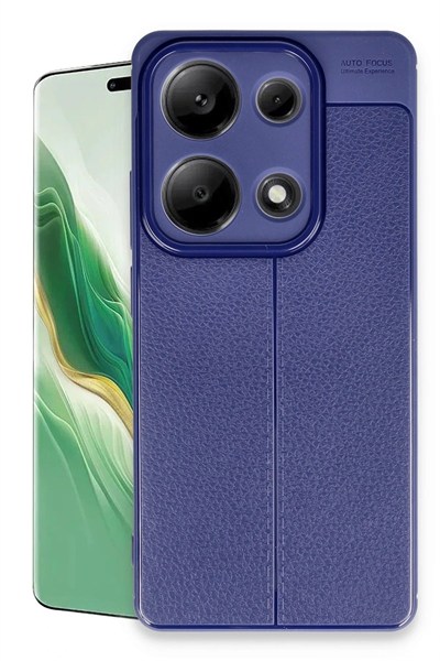Mey İthalat®   Redmi Note 13 Pro 4G Kılıf Auto Focus Kapak - Lacivert