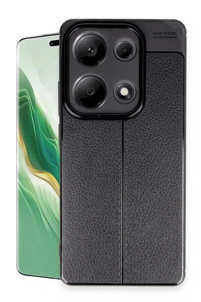 Mey İthalat®   Redmi Note 13 Pro 4G Kılıf Auto Focus Kapak - Siyah