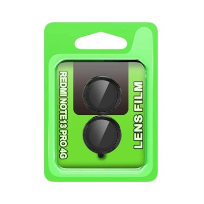 Mey İthalat®   Redmi Note 13 Pro 4G Raze Metal Kamera Lens - Siyah