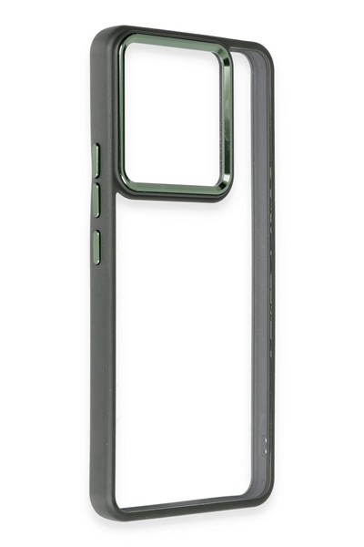 Mey İthalat®   Redmi Note 13 Pro 5G Kılıf Power Silikon - Koyu Yeşil