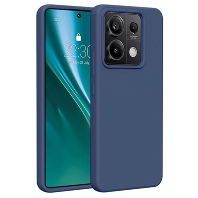 Mey İthalat®   Redmi Note 13 Pro 5G Kılıf First Silikon - Lacivert