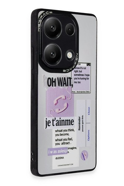 Mey İthalat®   Redmi Note 13 Pro 5G Kılıf Mirror Desenli Kapak - Mirror - 4