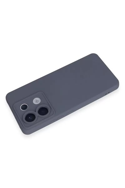 Mey İthalat®   Redmi Note 13 Pro 5G Kılıf Nano içi Kadife Silikon - Gri