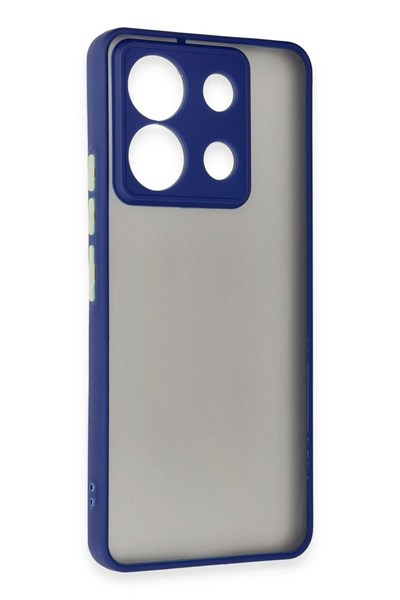 Mey İthalat®   Redmi Note 13 Pro 5G Kılıf Montreal Silikon Kapak - Lacivert