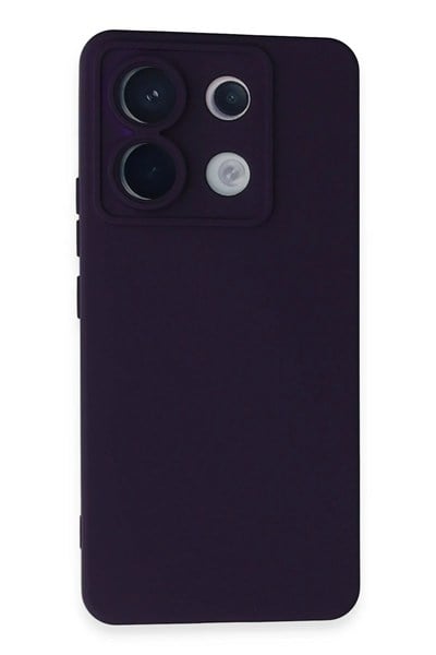 Mey İthalat®   Redmi Note 13 Pro 5G Kılıf Nano içi Kadife Silikon - Mor