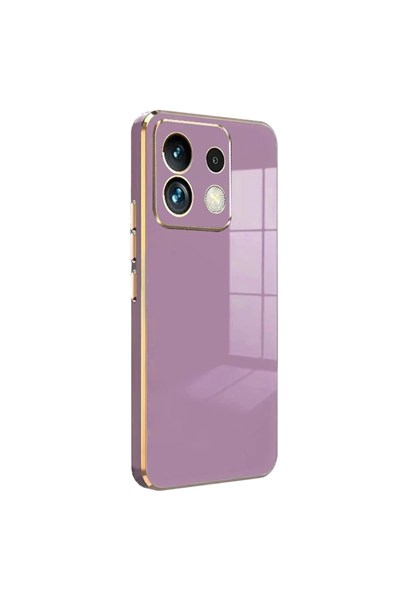 Mey İthalat®   Redmi Note 13 Pro 5G Kılıf Volet Silikon - Mor