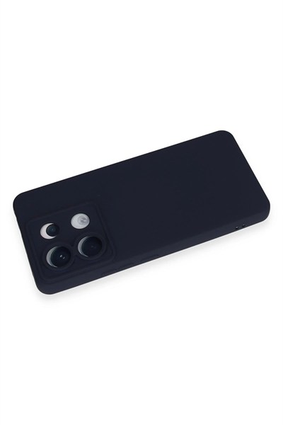 Mey İthalat®   Redmi Note 13 Pro 5G Kılıf Nano içi Kadife Silikon - Lacivert