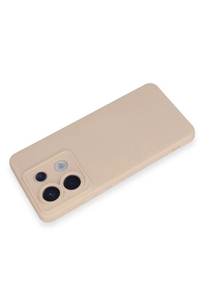 Mey İthalat®   Redmi Note 13 Pro 5G Kılıf Nano içi Kadife Silikon - Pudra
