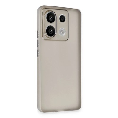 Mey İthalat®   Redmi Note 13 Pro 5G Kılıf Puma Silikon - Gri