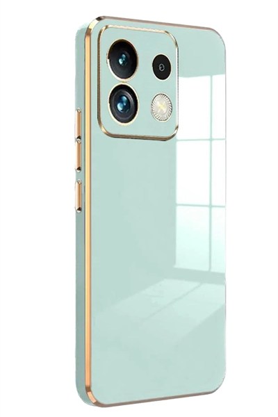 Mey İthalat®   Redmi Note 13 Pro 5G Kılıf Volet Silikon - Açık Yeşil